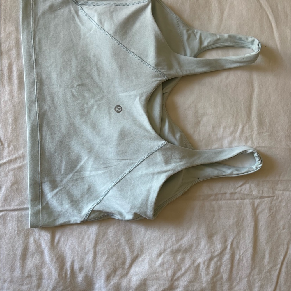 lululemon athletica Light Gray Tank Top